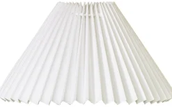 Plisserade Lampskärmar-Aneta Felix Plisserad Lampskärm Ø25cm Vit
