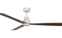 Takfläktar|Sovrum < Texa Design Fenix 132cm Takfläkt Vit Motor, Valnöts Blad
