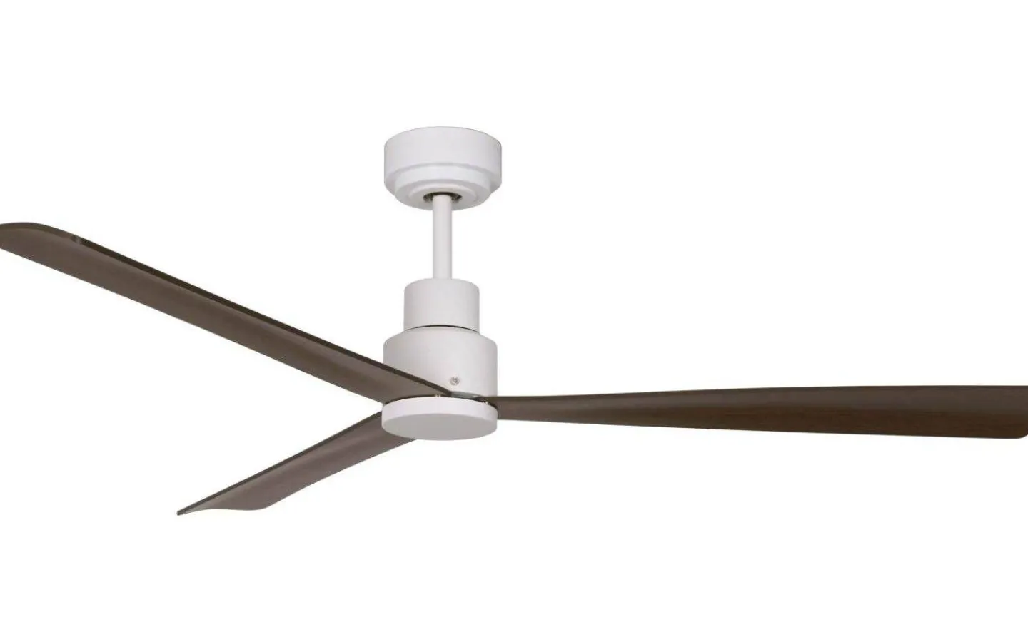 Takfläktar|Sovrum < Texa Design Fenix 132cm Takfläkt Vit Motor, Valnöts Blad