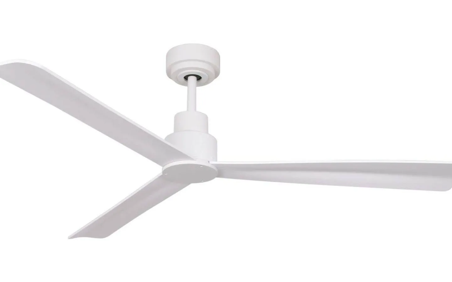 Takfläktar|Sovrum-Texa Design Fenix 132cm Takfläkt Vit Motor, Vita Blad