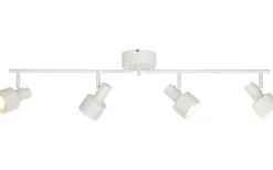 Avlånga Takspotlights|Takspot Med Minst 4 Lampor-Aneta Ferdinand Takspotlight Vikbar 100cm Vit