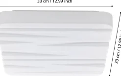 Plafonder-Eglo Ferentino Plafond 28cm LED 3000K 10W Vit