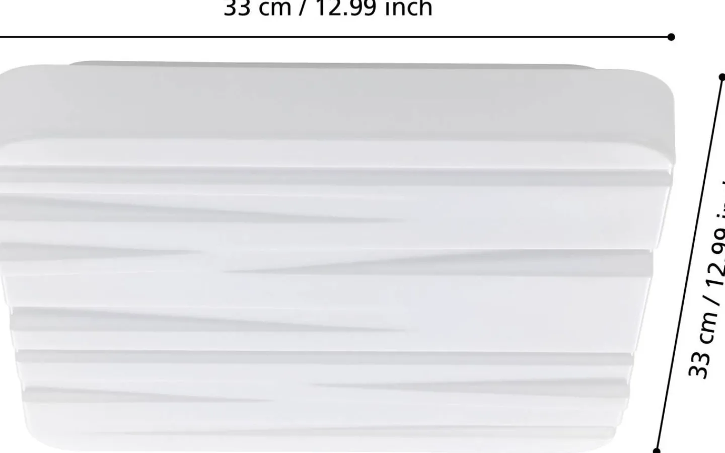 Plafonder-Eglo Ferentino Plafond 28cm LED 3000K 10W Vit