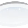 230V Led Spotlights-Eglo Fiobbo Infälld Downlight LED 3000K 14W Vit