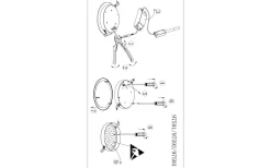 230V Led Spotlights-Eglo Fiobbo Infälld Downlight LED 3000K 14W Vit