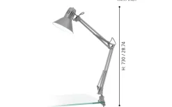 Klämlampor-Eglo Firmo Klämlampa 73cm Silver
