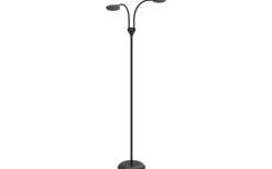Golvläslampor-Halo Design Fix Golvlampa LED 2x5W 3000K 130cm Svart