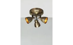 Runda Takspotlights|Takspot Med 3 Lampor < Markslojd Fjällbacka Takspotlight 3L Antik