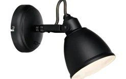 Kök & Matplats|Sovrum < Markslojd Fjällbacka Vägglampa 1L Svart
