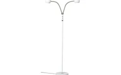 Golvläslampor-ArmaturHantverk Fladen Golvlampa 2L 140cm Vit