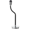 Lampfötter|Skrivbordslampor < Oriva Flex Lampfot 42cm Krom/Svart