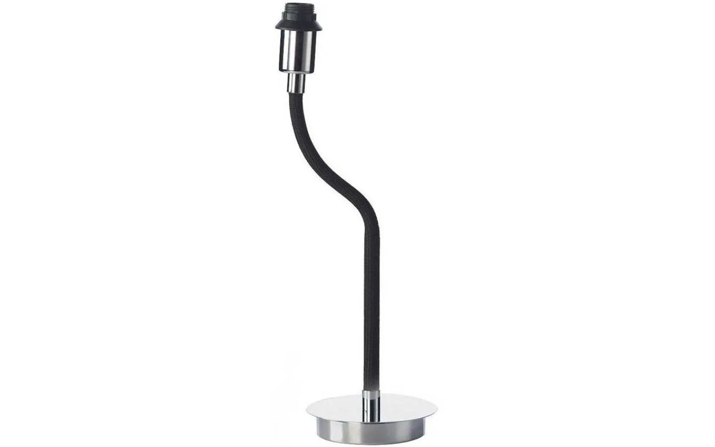 Lampfötter|Skrivbordslampor < Oriva Flex Lampfot 42cm Krom/Svart
