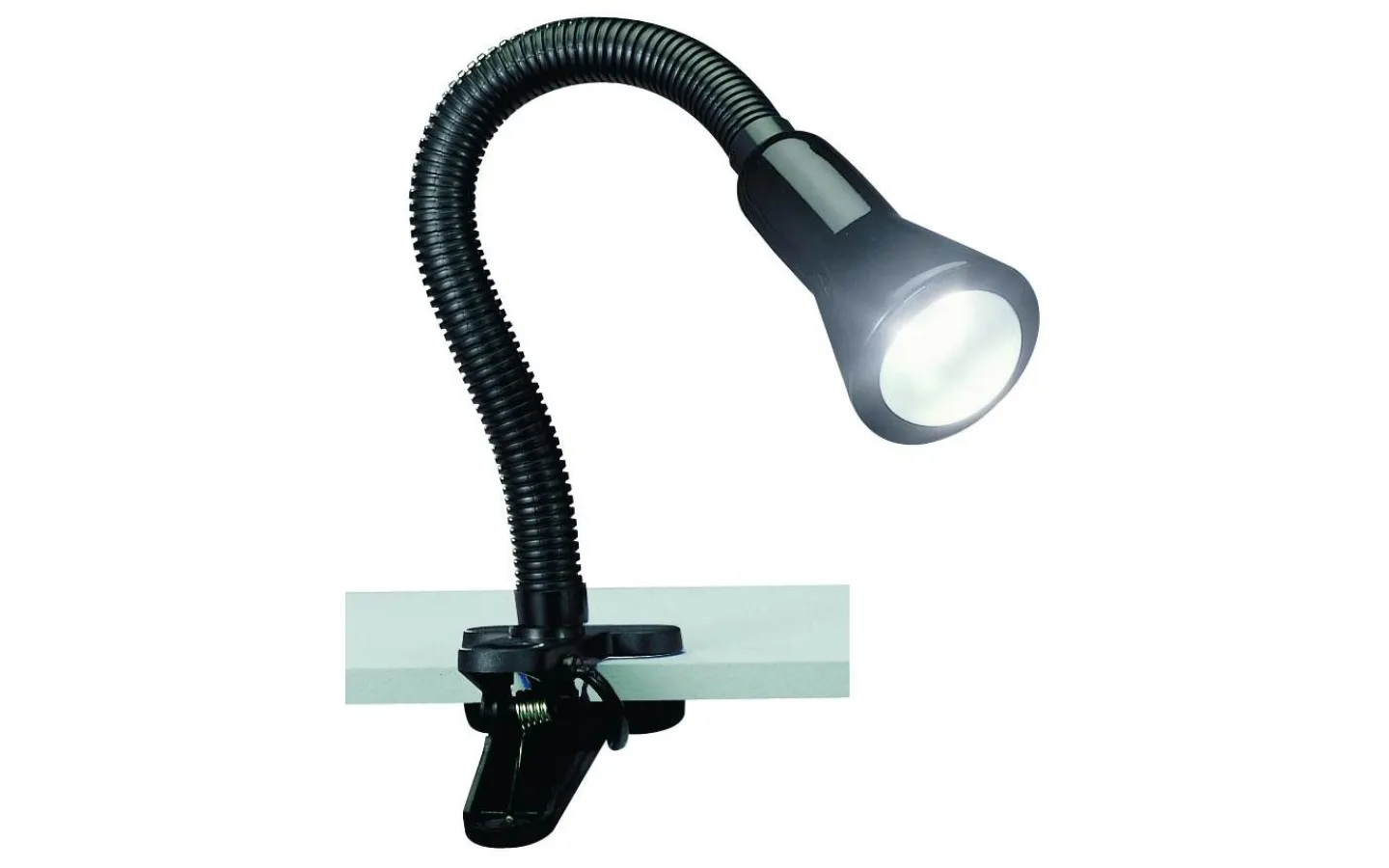 Klämlampor-Trio Lighting Flexo Klämlampa E14 svart