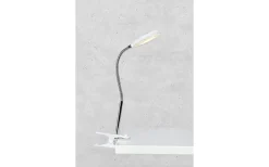Klämlampor < Markslojd Flex Skrivbordslampa LED 5W Vit/Krom