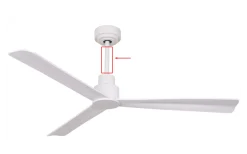 Takfläktar|Vardagsrum < Texa Design Fläktstång Till Fenix Takfläkt Vit 60cm