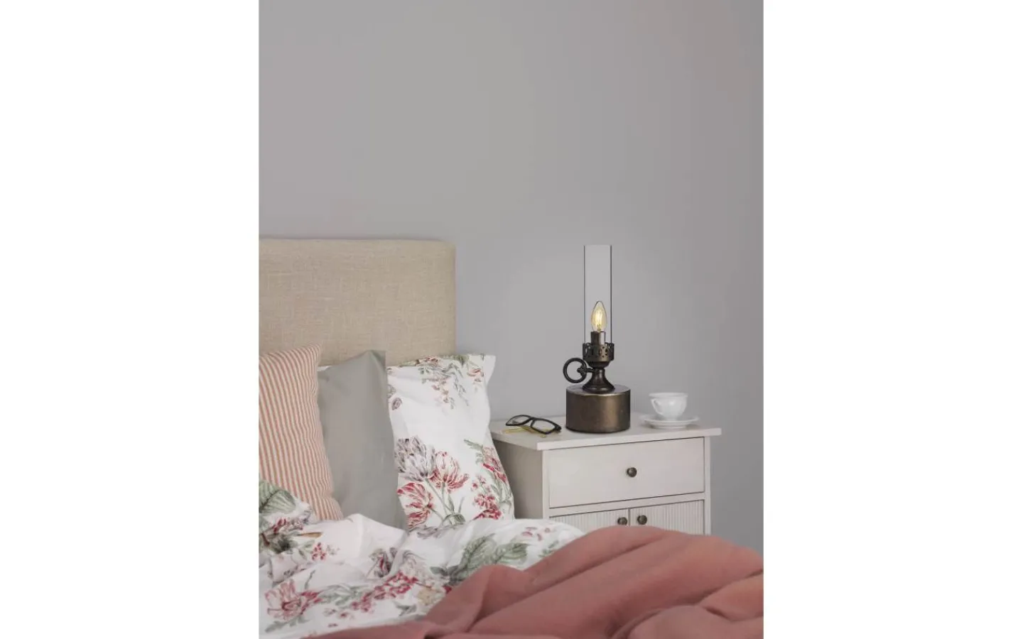 Bordslampor-Cottex Florentina Bordslampa 40cm Antik