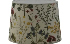 Mönstrade Lampskärmar < Hallbergs Flower Field Lampskärm Ø35cm Natur