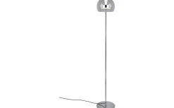 Golvlampor-Trio Lighting Flynt Golvlampa LED krom