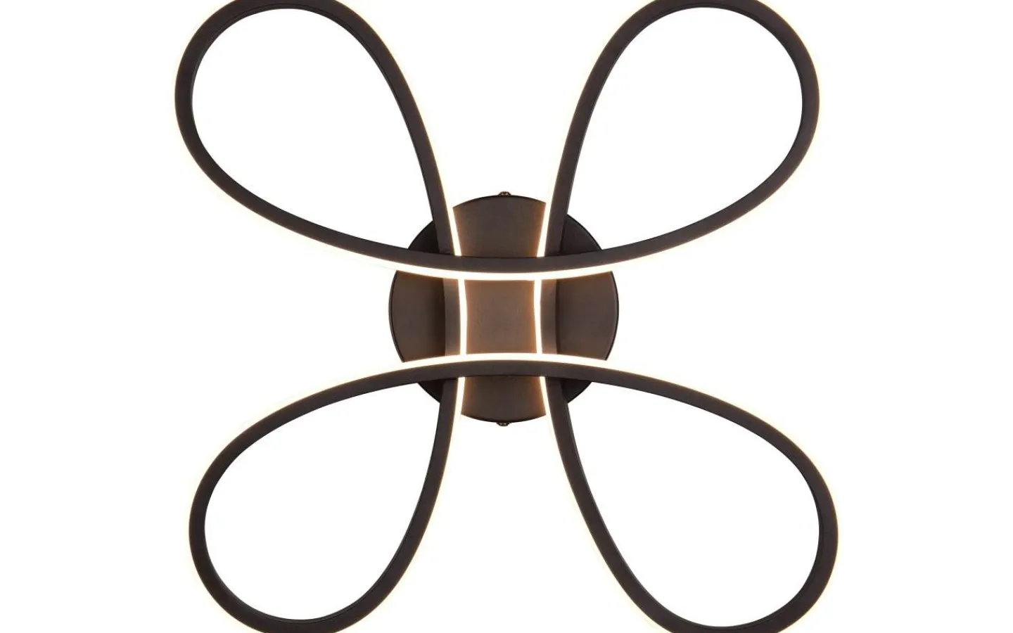Plafonder-Trio Lighting Fly Plafond LED 40cm mattsvart