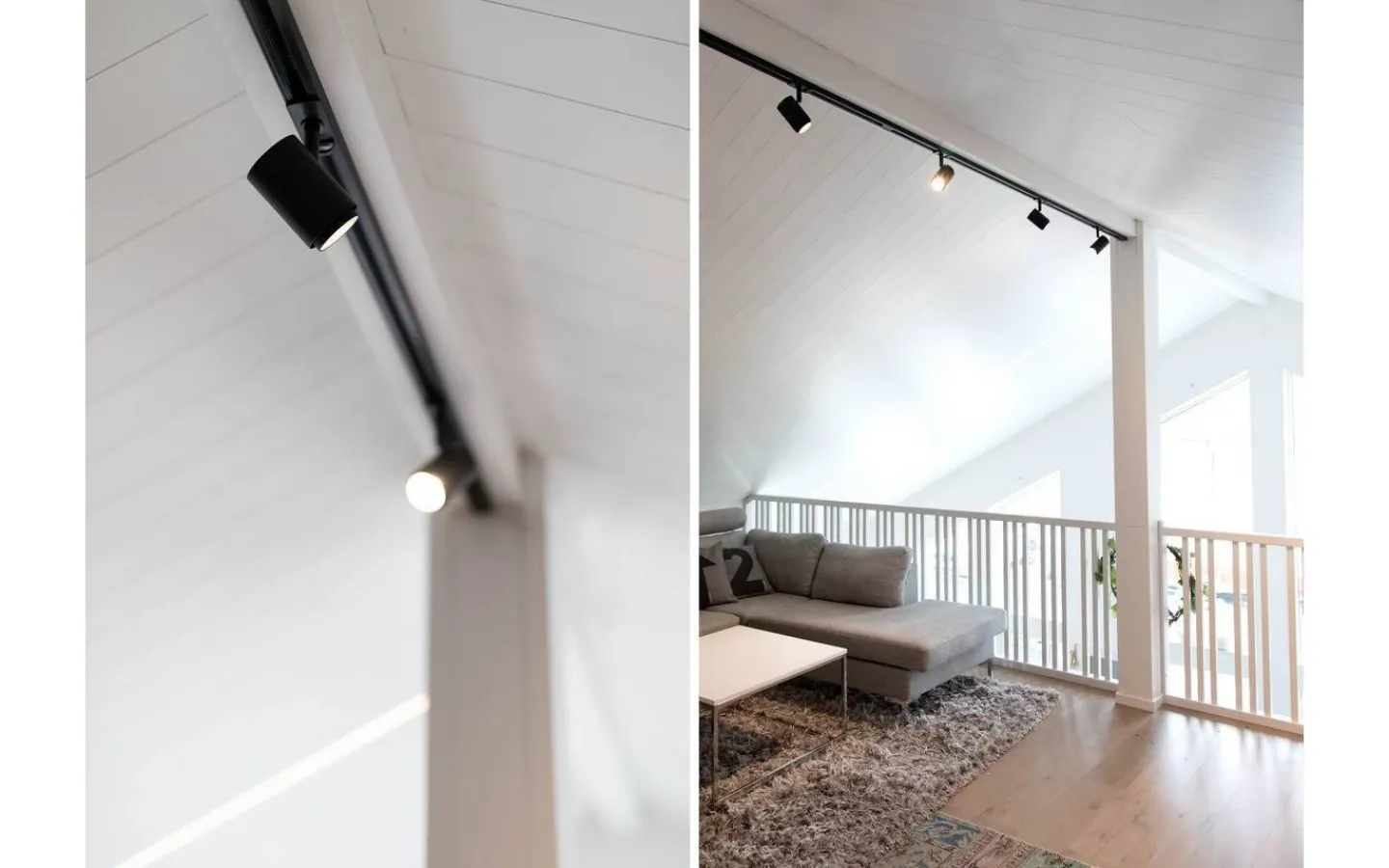 Skensystem < Hidealite Focus Track Micro 1-fas LED 10W 3000K Svart
