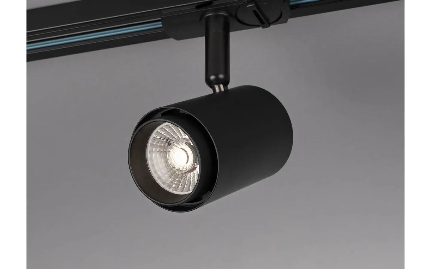 Skensystem-Hidealite Focus Track Micro 1-fas Spotlight 10W LED 2700K Svart