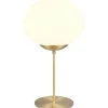 Bordslampor < Trio Lighting Fomento Bordslampa E27 matt mässing/vit