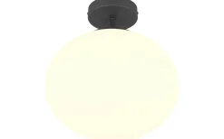 Plafonder-Trio Lighting Fomento Plafond E27 matt svart/vit