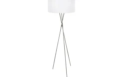 Golvlampor < Eglo Fondachelli Golvlampa 152cm Nickel/Vit