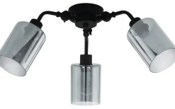 Plafonder-Eglo Forestburg Plafond 67cm 3L Svart/Grå