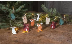 Batterislingor Inomhus|Barnrum < Star Trading Forest Friends Batteridriven Ljusslinga med Timer 1,8m