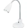 Skrivbordslampor-Eglo Fox Skrivbordslampa 32cm GU10 LED 3000K 3W Vit