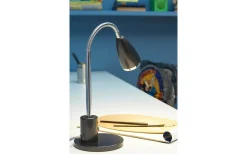 Skrivbordslampor < Eglo Fox Skrivbordslampa 32cm GU10 LED 3000K 3W Svart