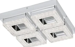 Plafonder < Eglo Fradelo Plafond 28cm LED 3000K 14W Krom
