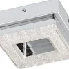Plafonder-Eglo Fradelo Plafond 14cm LED 3000K 3,2W Krom