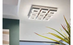 Plafonder-Eglo Fradelo Plafond 44cm LED 3000K 34,2W Krom