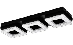 Plafonder-Eglo Fradelo Plafond 46cm LED 3000K 12W Svart