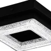 Plafonder < Eglo Fradelo Plafond 14cm LED 3000K 4W Svart