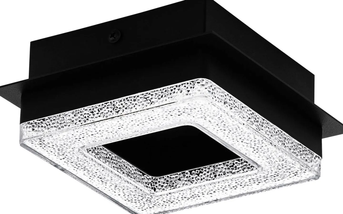 Plafonder < Eglo Fradelo Plafond 14cm LED 3000K 4W Svart