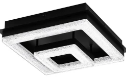 Plafonder < Eglo Fradelo Plafond 26cm LED 3000K 12W Svart