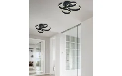 Plafonder < Trio Lighting Francis Plafond LED antracit