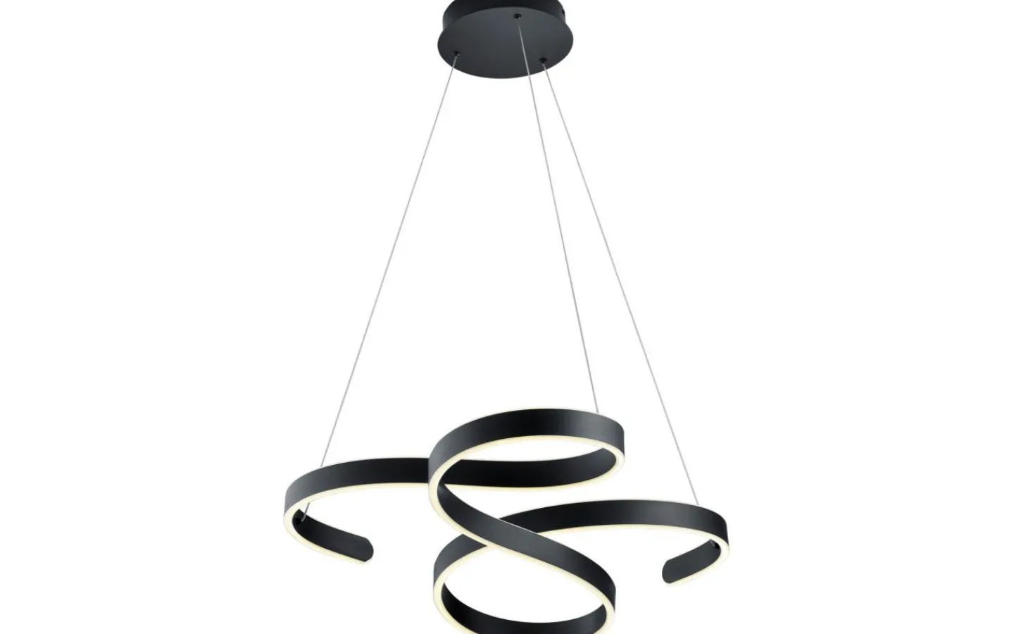 Stora Taklampor Ø70-150 Cm-Trio Lighting Francis Taklampa 72cm LED i antracit