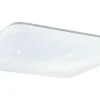 Plafonder-Eglo Frania Plafond 43cm LED 3000K 33W Kristall Vit