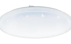 Plafonder < Eglo Frania Plafond Rund 43cm LED 3000K 33W Kristall Vit