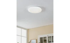 Badrumslampor Tak < Eglo Frania-S Plafond 31cm LED 4000K 18W Vit IP44