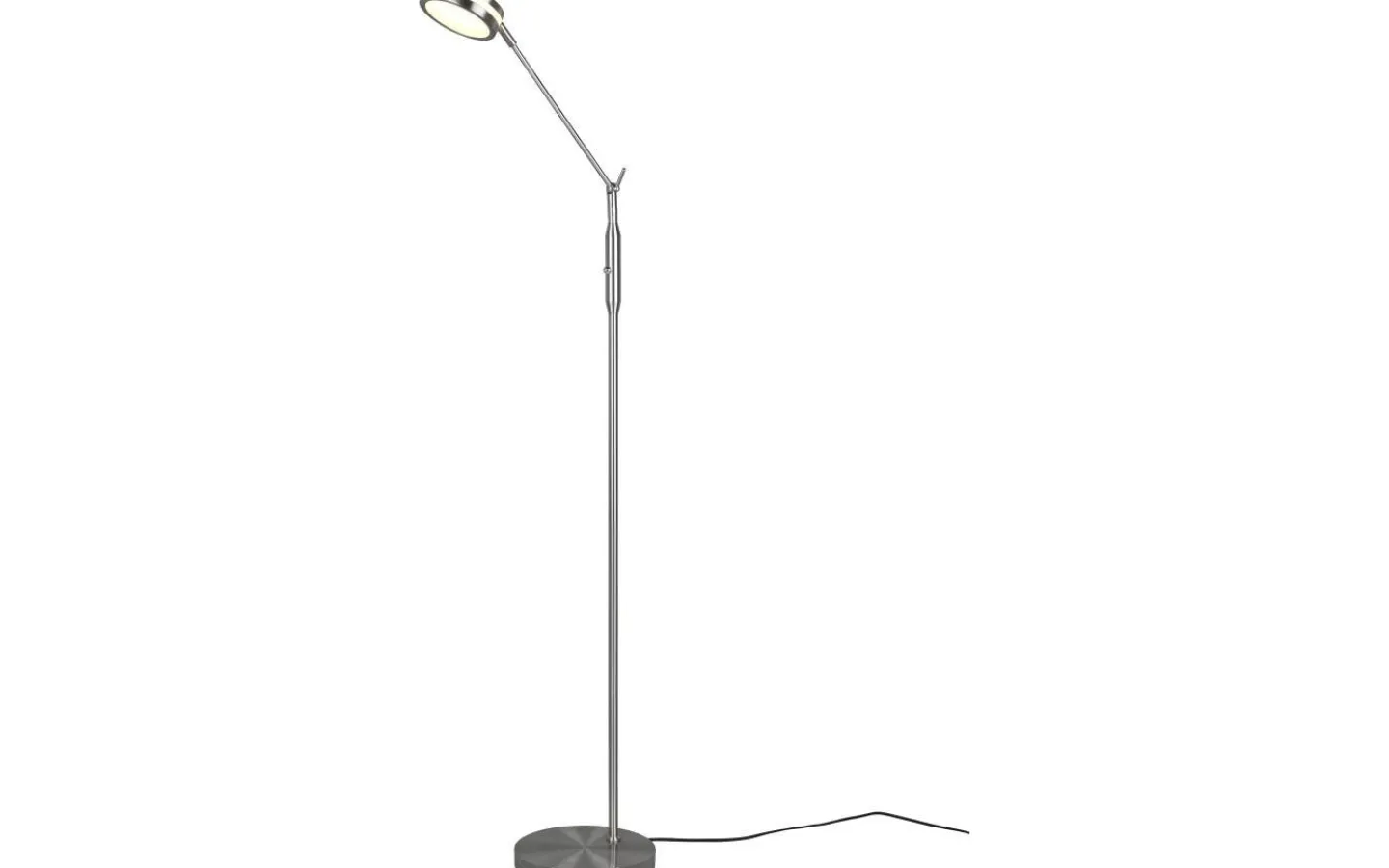 Golvläslampor-Trio Lighting Franklin Golvlampa LED i borstat stål