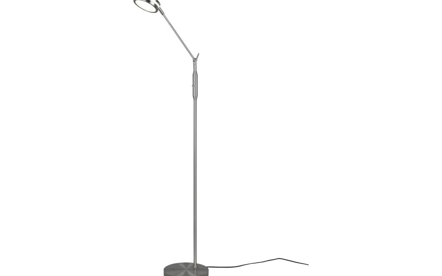 Golvläslampor-Trio Lighting Franklin Golvlampa LED i borstat stål