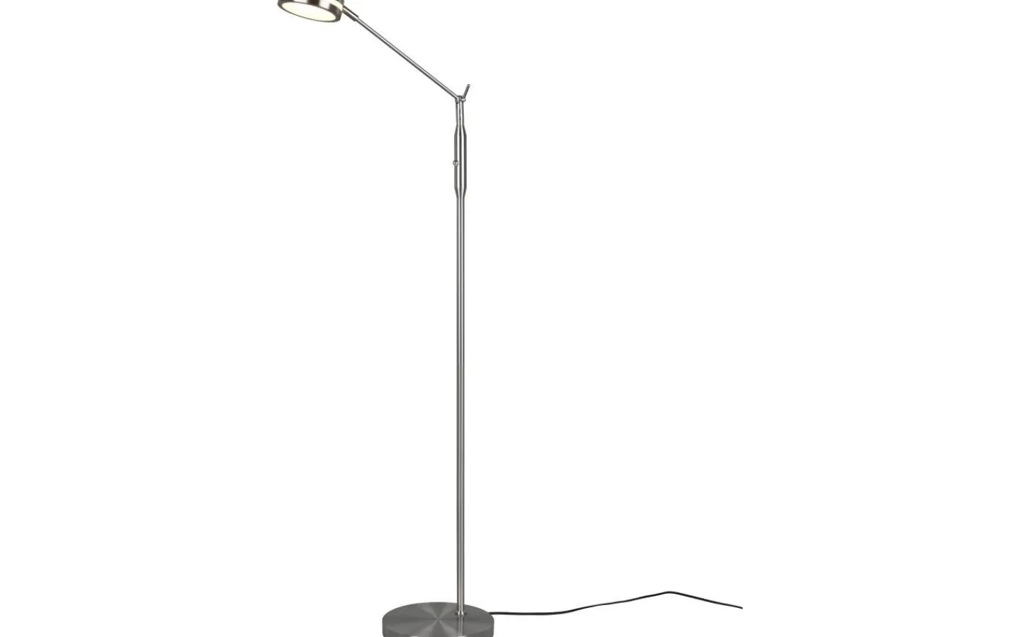 Golvläslampor-Trio Lighting Franklin Golvlampa LED i borstat stål