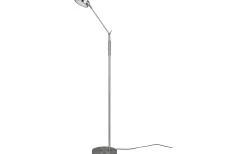 Golvläslampor-Trio Lighting Franklin Golvlampa LED i borstat stål