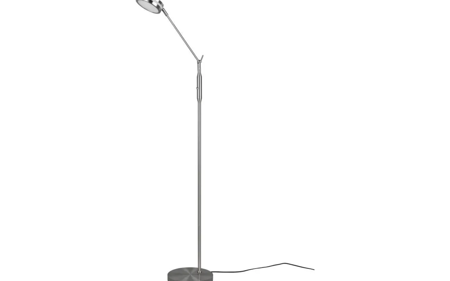 Golvläslampor-Trio Lighting Franklin Golvlampa LED i borstat stål