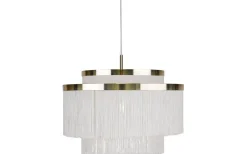 Vardagsrum|Stora Taklampor Ø50-69 Cm-Globen Lighting Frans Taklampa Vit